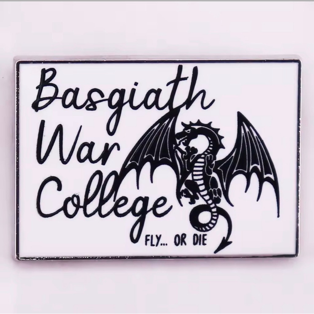 Basgiath War College Enamel Pin - "FLY... OR DIE" - Fourth Wing Book Series